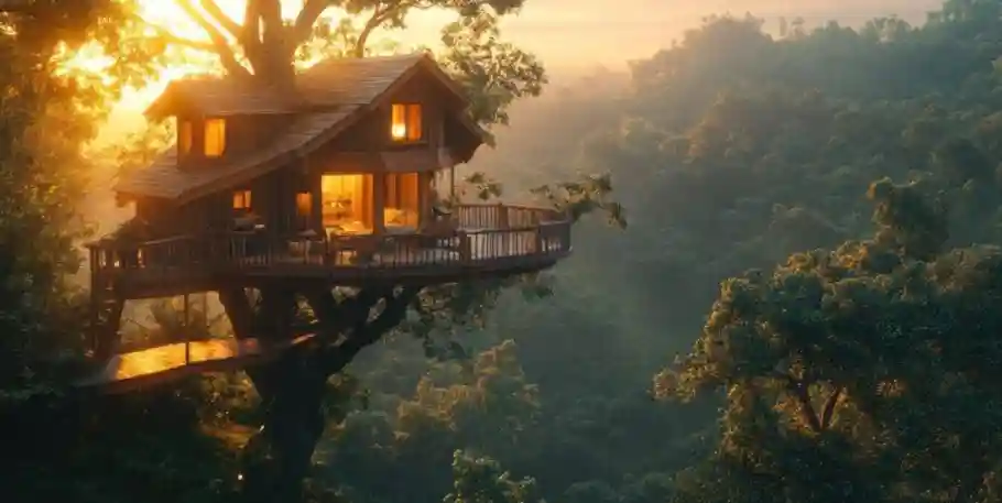 tree house cabin rental